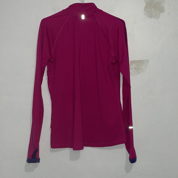 Size M Women’s Nike Pink and Purple Quarter Zip Jacket - Picture 5 of 5